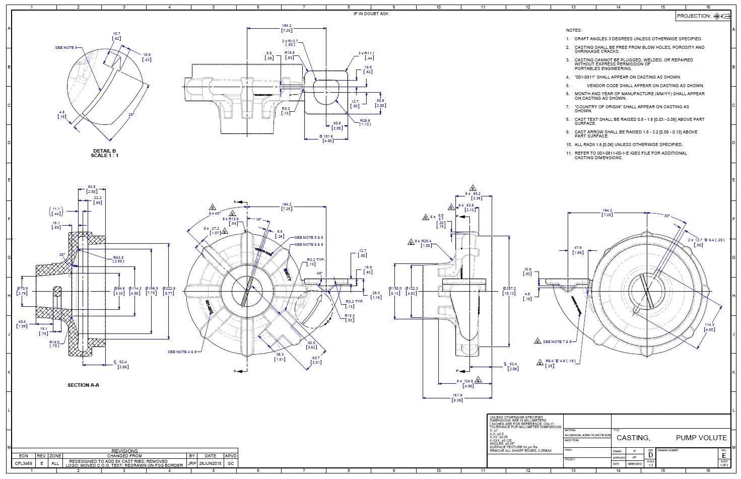 Engineering Drawings Examples Poperies Engineering Drawings – Justin R. Palmer